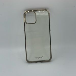 Heyday clear phone case with gold trim from Target